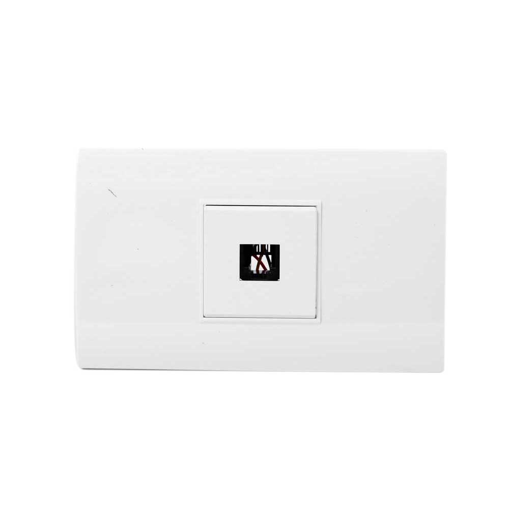 LINEA BK PLUS BLANCA INCRUSTAR TOMA TELEFONO (118K-17) (HT20683)