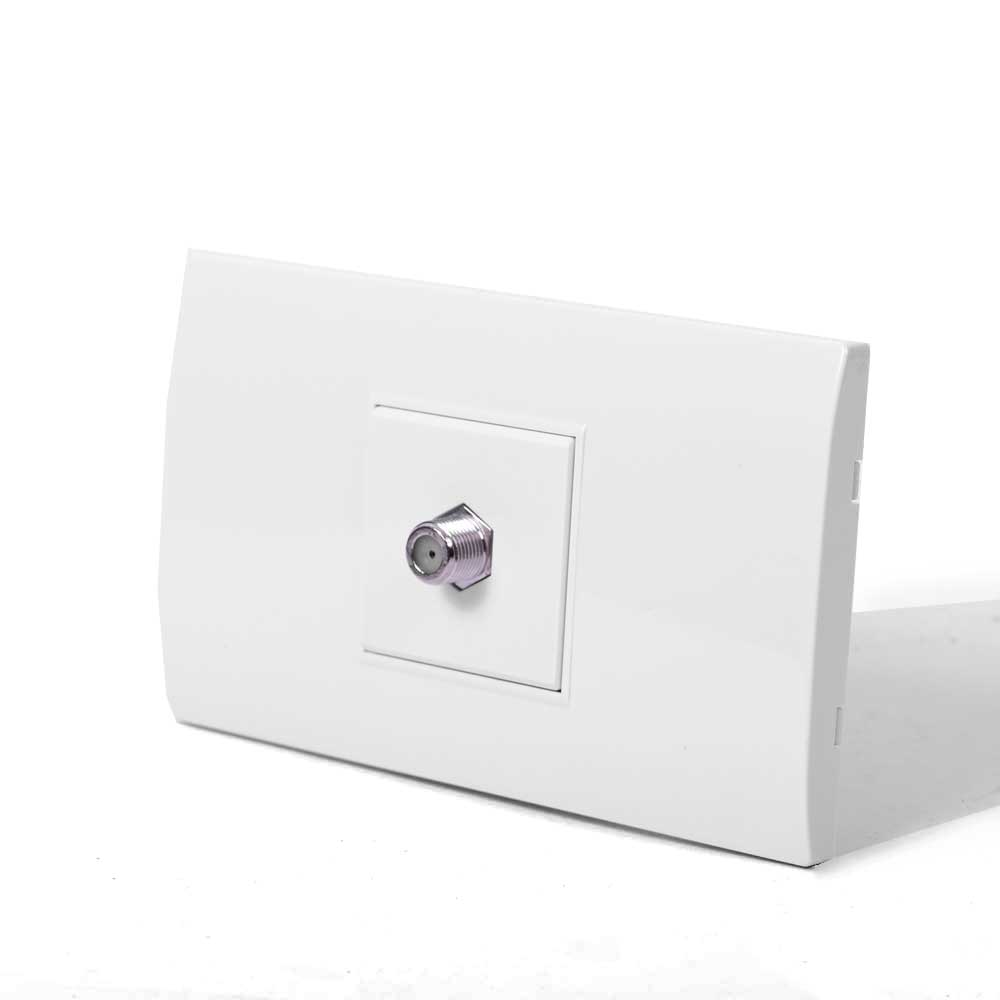 LINEA BK PLUS BLANCA INCRUSTAR TOMA TV (118K-18) (HT20685)
