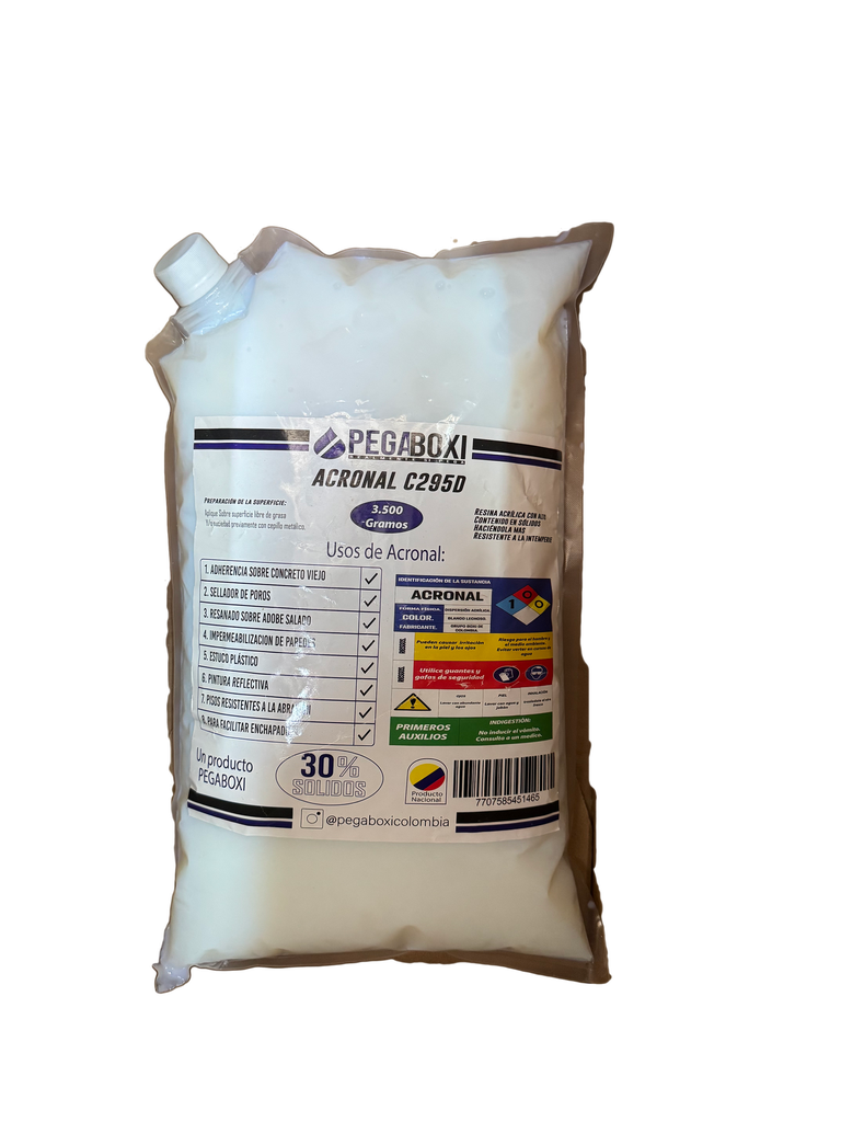 ACRONAL E-30% OCTAVO BOLSA DOYPACK