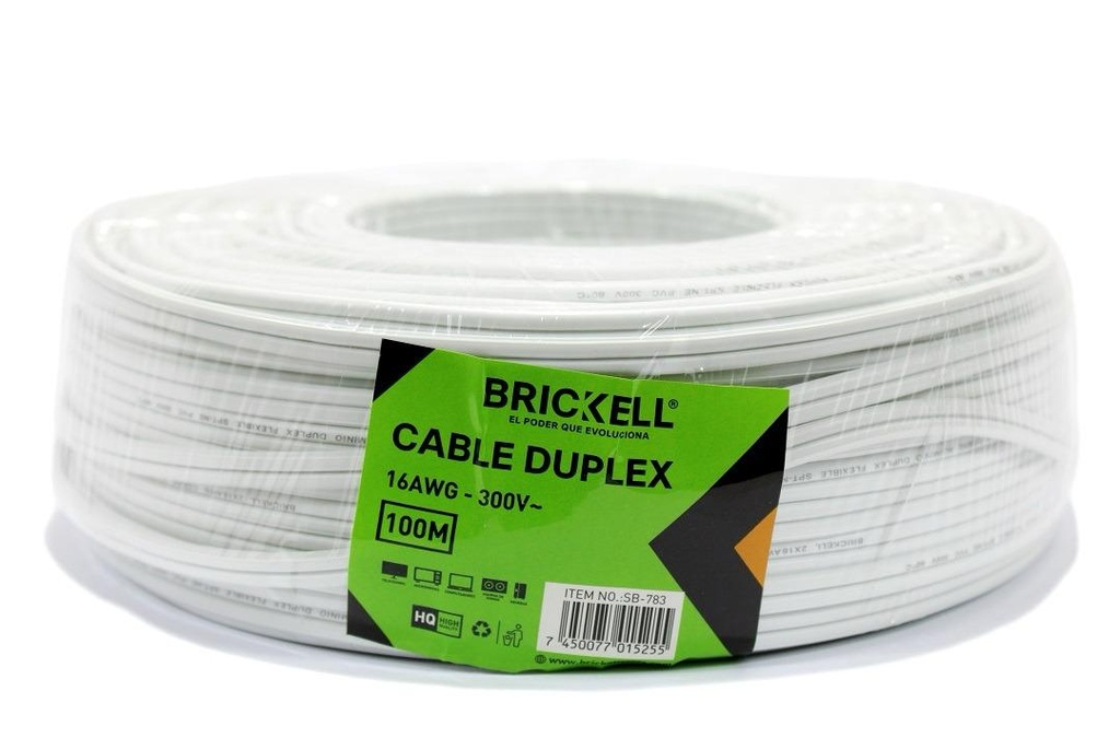 CABLE DUPLEX 2 X 16  (BK-783) (RETIE)