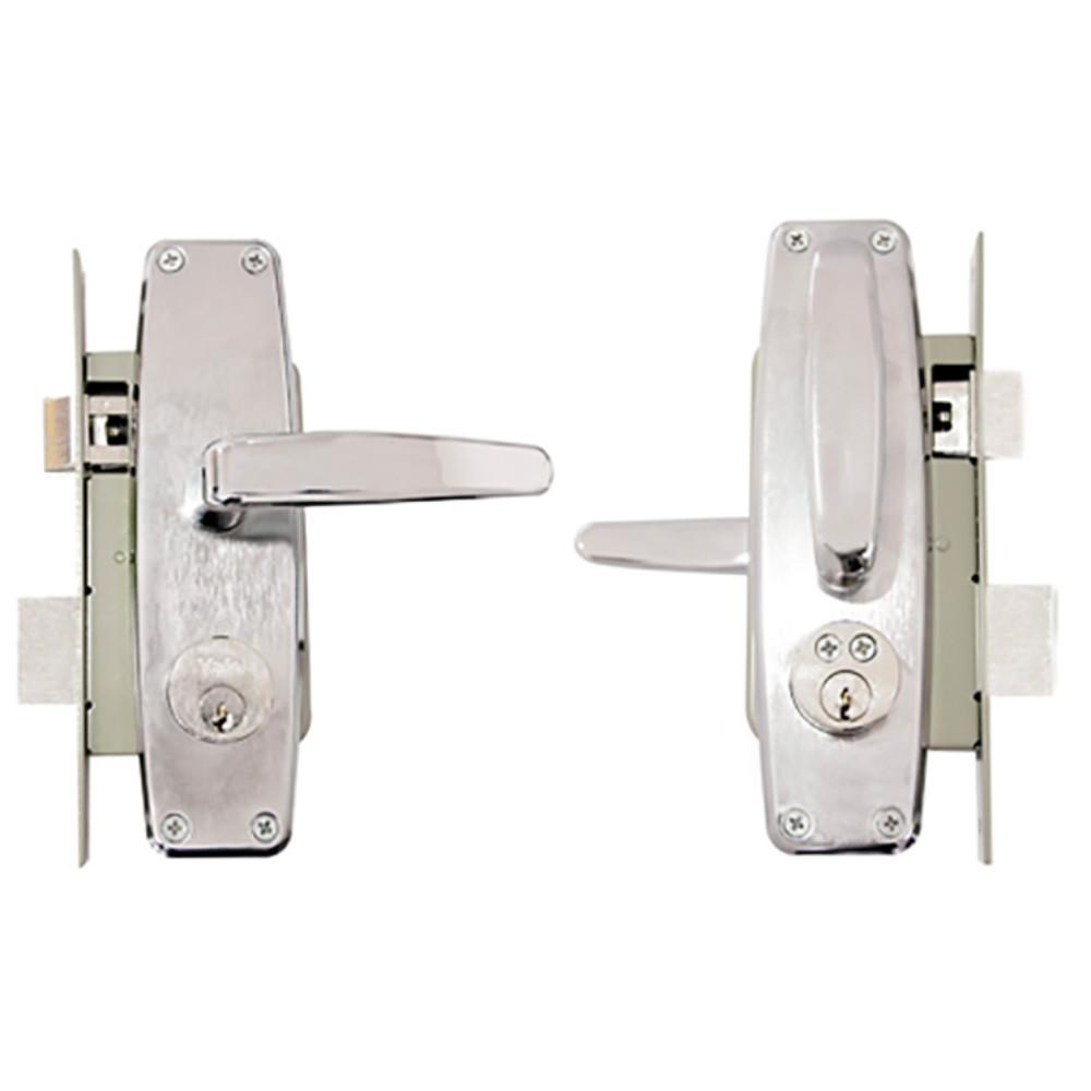 CHAPA DE EMBUTIR CON MANIJA L370 LISBOA YALE NIQUEL SATINADO US15 (4008)