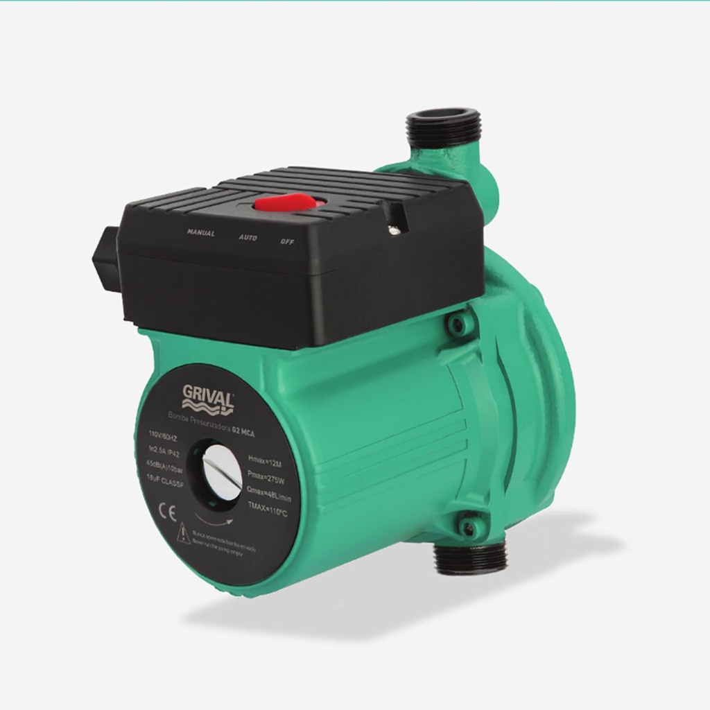 LINEA GRIVAL BOMBA PRESURIZADORA DE AGUA AUTOMATICA G2 (PZ7020001)