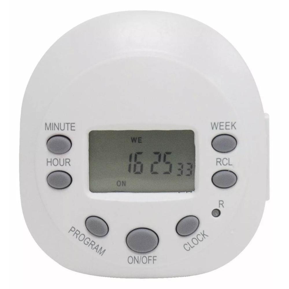 TEMPORIZADOR DIGITAL GENERAL LECTRIC PROGRAMABLE HASTA 7 DIAS  (GE15150)