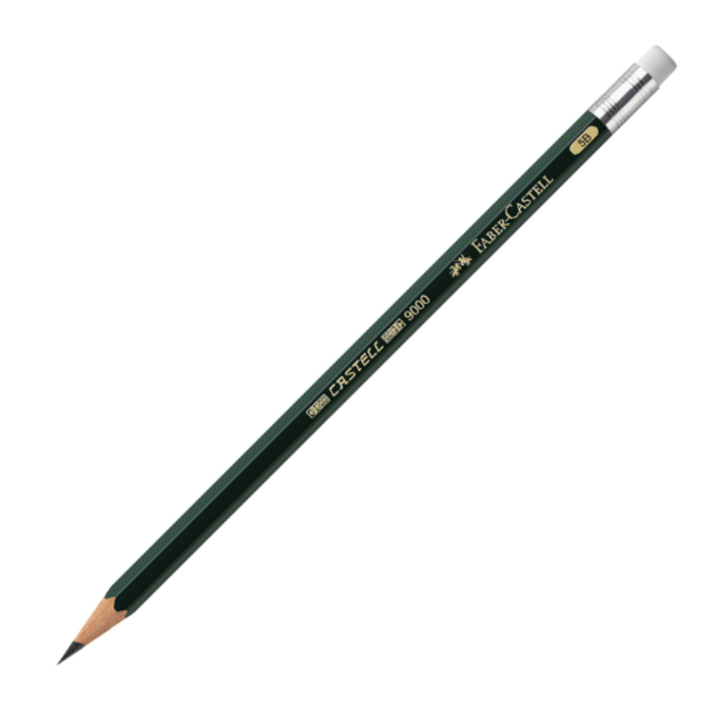 LAPIZ GRADUADO 5B FABER CASTEL 9000 HEXAGO