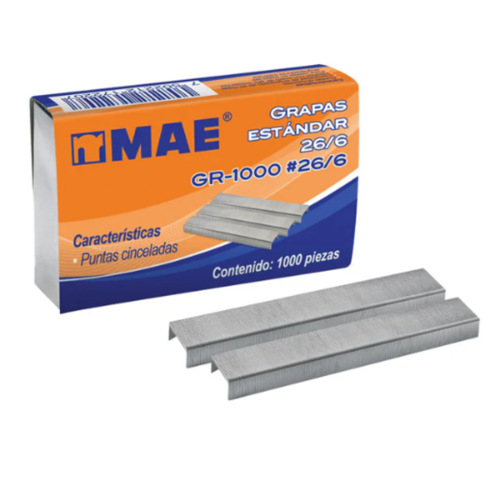 GRAPAS STAN 26/6  GALVANIZADA X1000 MAE (GR-1000)