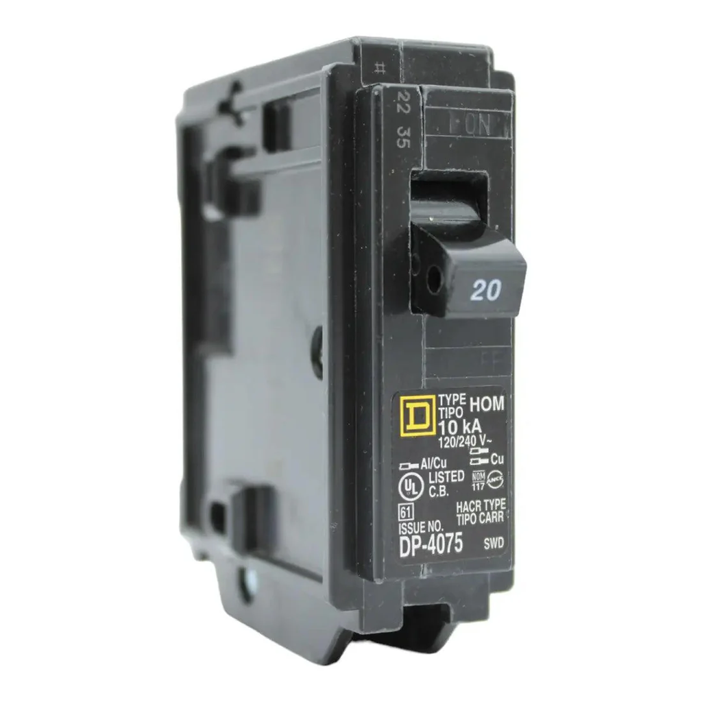 BREAKER 20A DISYUNTOR MINIATURA HOM120 SQUARE D