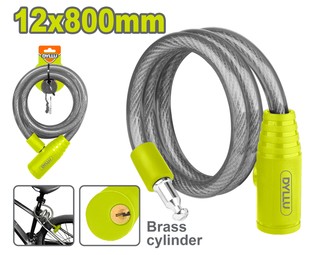 CANDADO GUAYA 12MM X 8M  DYLLU (DTBK1108)