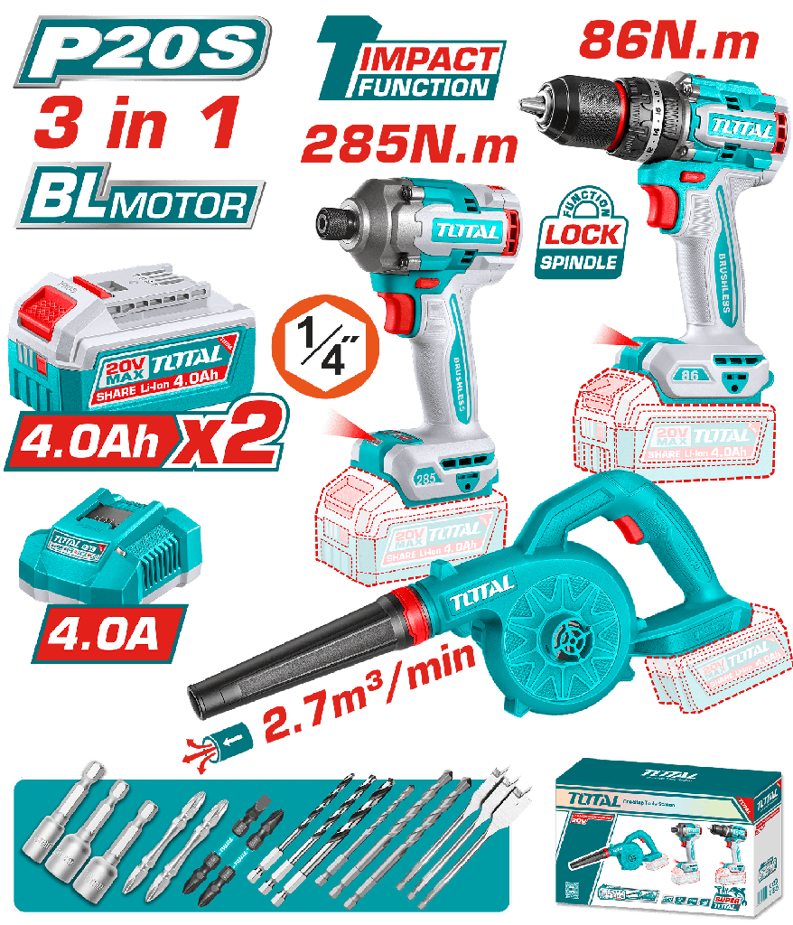 COMBO INALAMBRICO 20V  (UTOSLI250883)