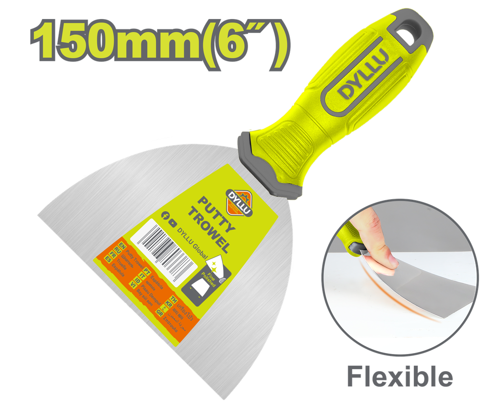 ESPÁTULA 6" MANGO PLASTICO DYLLU (DTPT1306)
