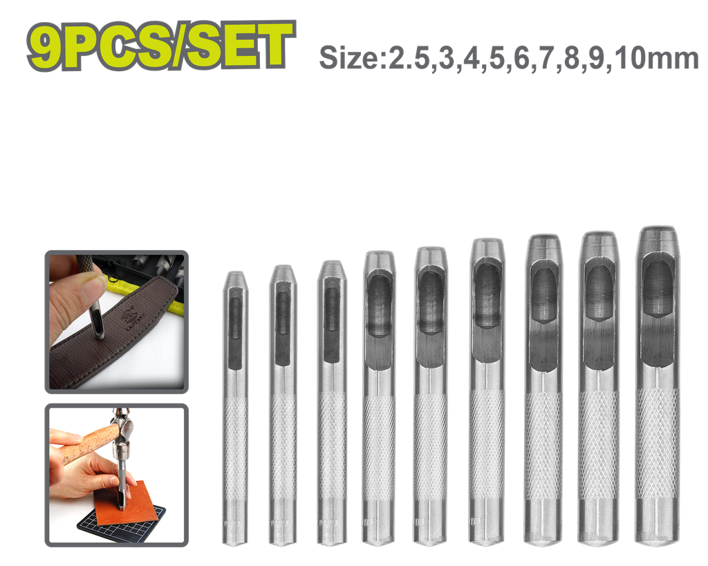 JUEGO DE PUNZONES X 9 PZS DYLLU (DTCC7509)