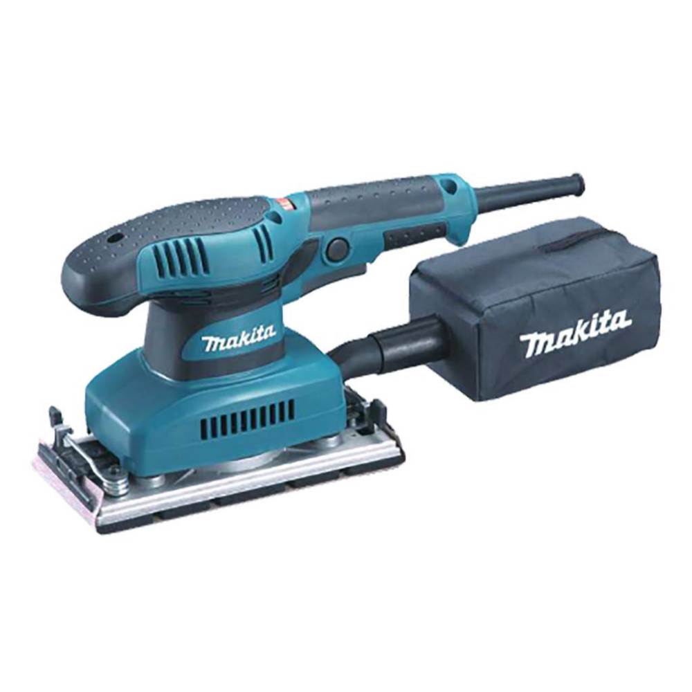 LIJADORA DE PALMA MAKITA 92MMX185MM 190W CON RECOLECTOR DE POLVO INDUSTRIAL (BO3710)