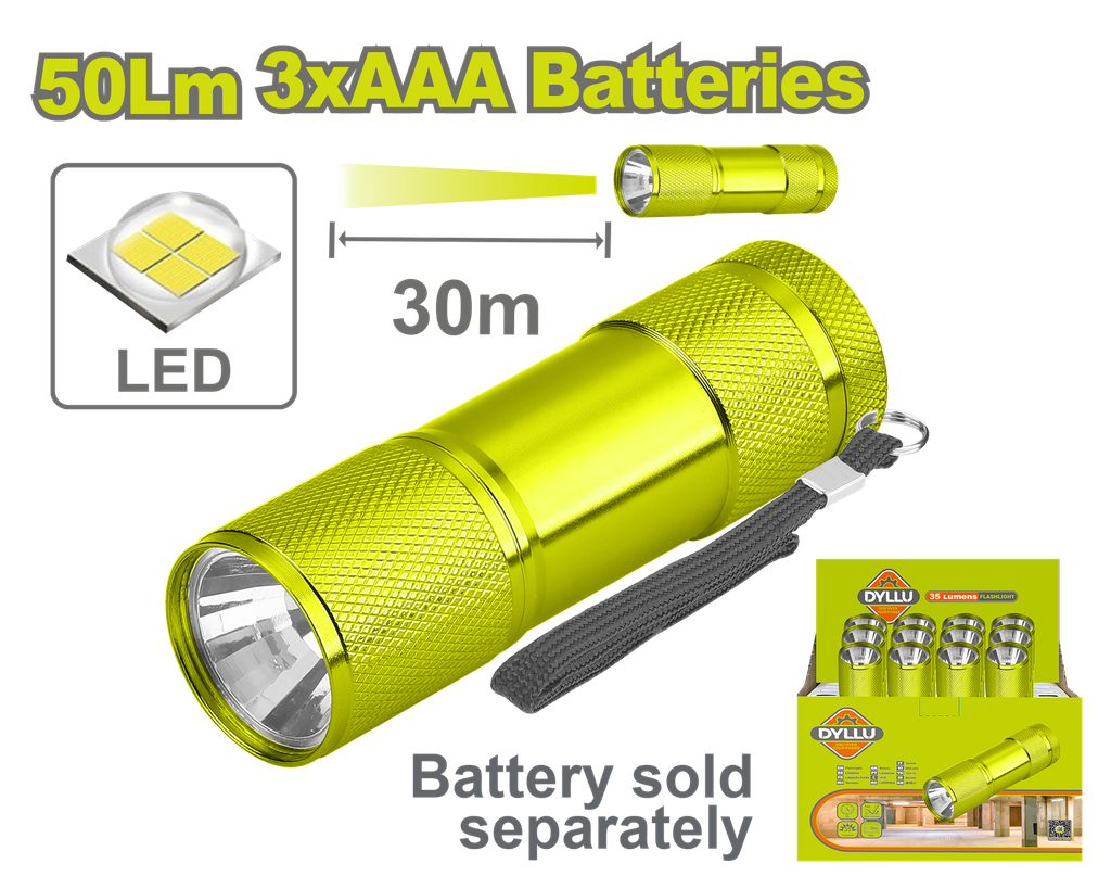 LINTERNA 50LM DYLLU (DTFL2J03)