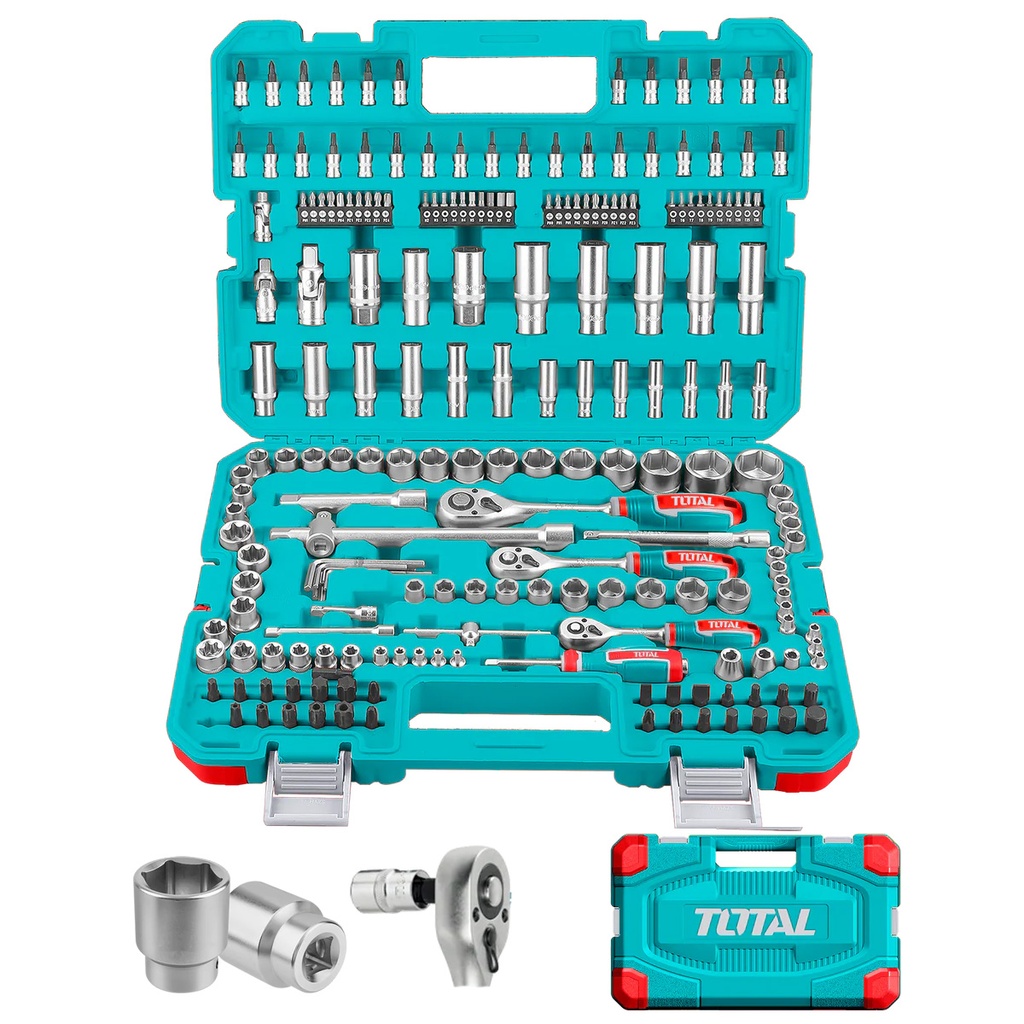 RACHE CON COPAS  1/2,1/4,3/8 X 201 PZS INDUSTRIAL SUPER TOTAL (THTS082016)