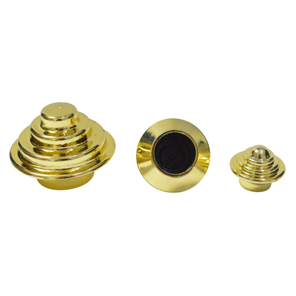 ACCESORIO CORTINERO TERMIINAL DORADO ESCALERA 3/4"