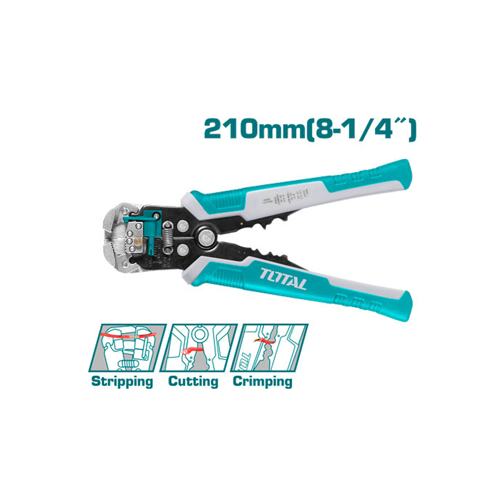 ALICATE PELACABLE 8 1/4" INDUSTRIAL MULTIFUNCION TOTAL (THT15246)