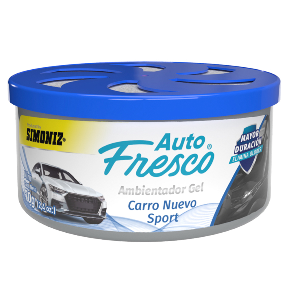 AMBIENTADOR GEL CARRO NUEVO SPORT AUTO FRESCO 70GR SIMONIZ (208766)