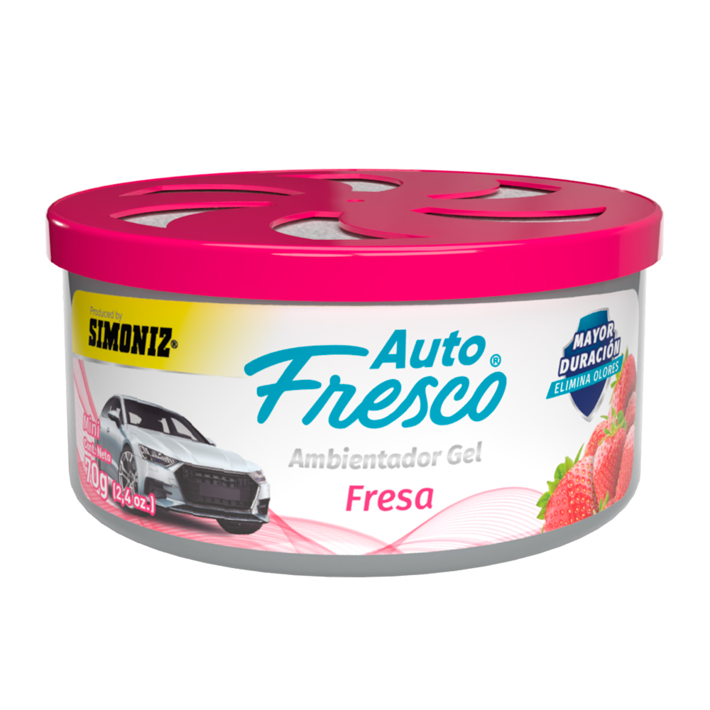 AMBIENTADOR GEL FRESA AUTO FRESCO 70GR SIMONIZ (208636)