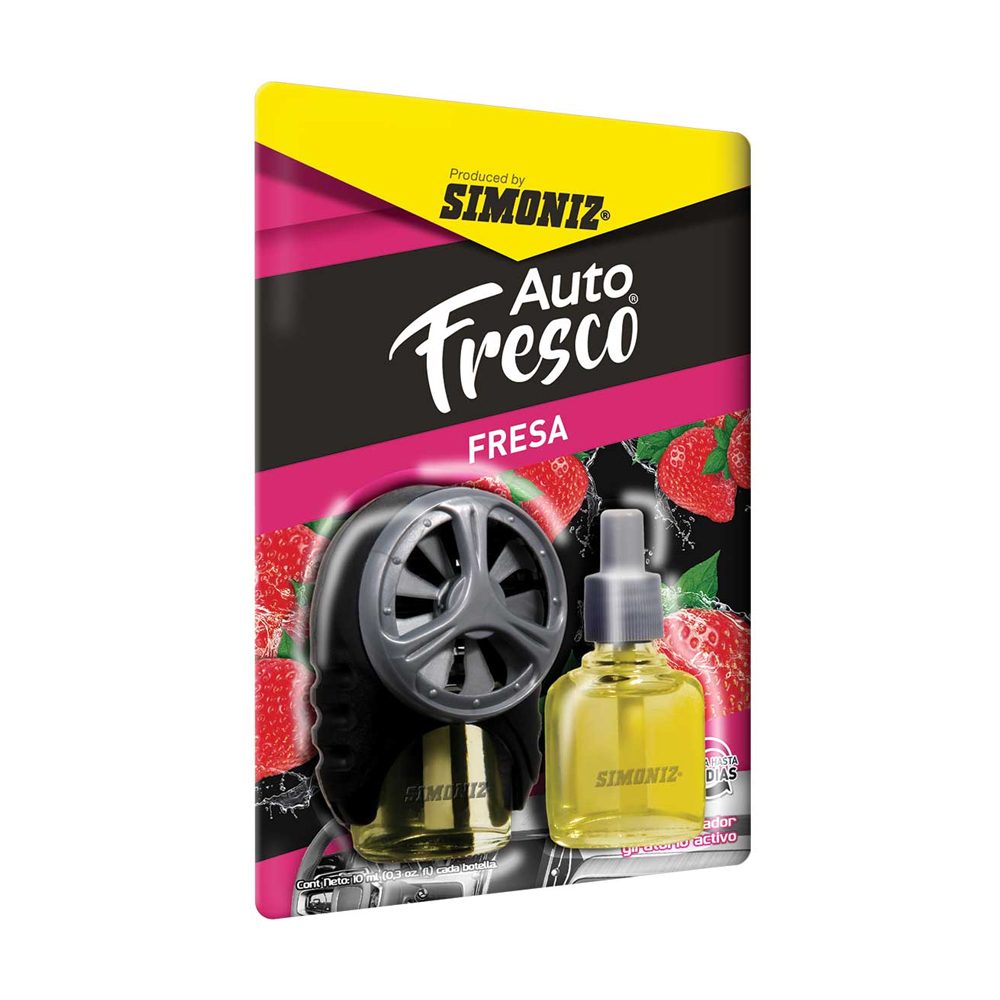AMBIENTADOR SHICK AIR TECH + REPUESTO FRESA X 10ML  (107017)