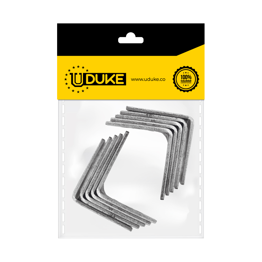 ANGULO 1 1/4" METALICO PQT X 10 UDUKE