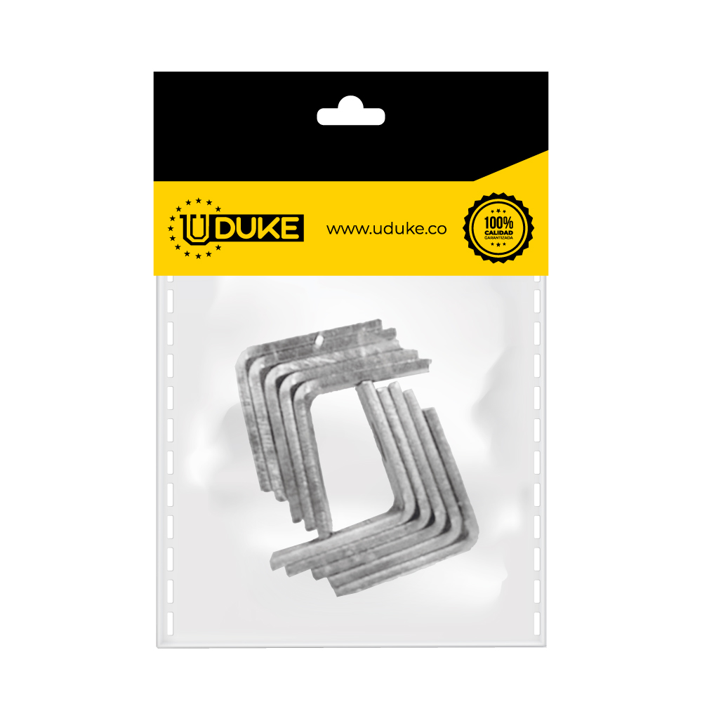 ANGULO 3/4" METALICO PQT X 10 UDUKE