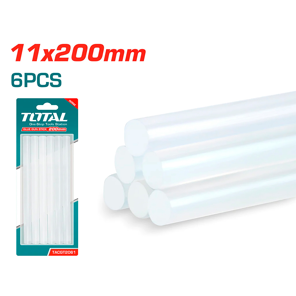 BARRA DE SILICONA X 6PZS TOTAL (TACGT2061)
