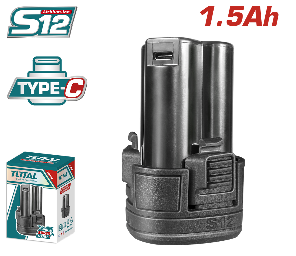 BATERIA 12V ION LITHIUM SUPER TOTAL (TBLI12153)