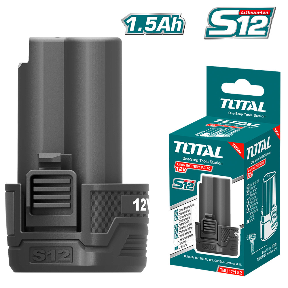 BATERIA 12V ION LITHIUM TOTAL (TBLI12152)