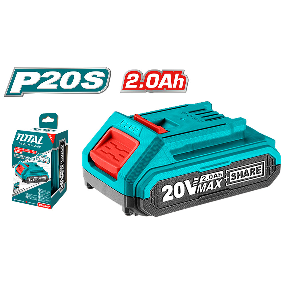 BATERIA 20V 2.0AH INDUSTRIAL ION LITHIUM TOTAL (TFBLI20011)
