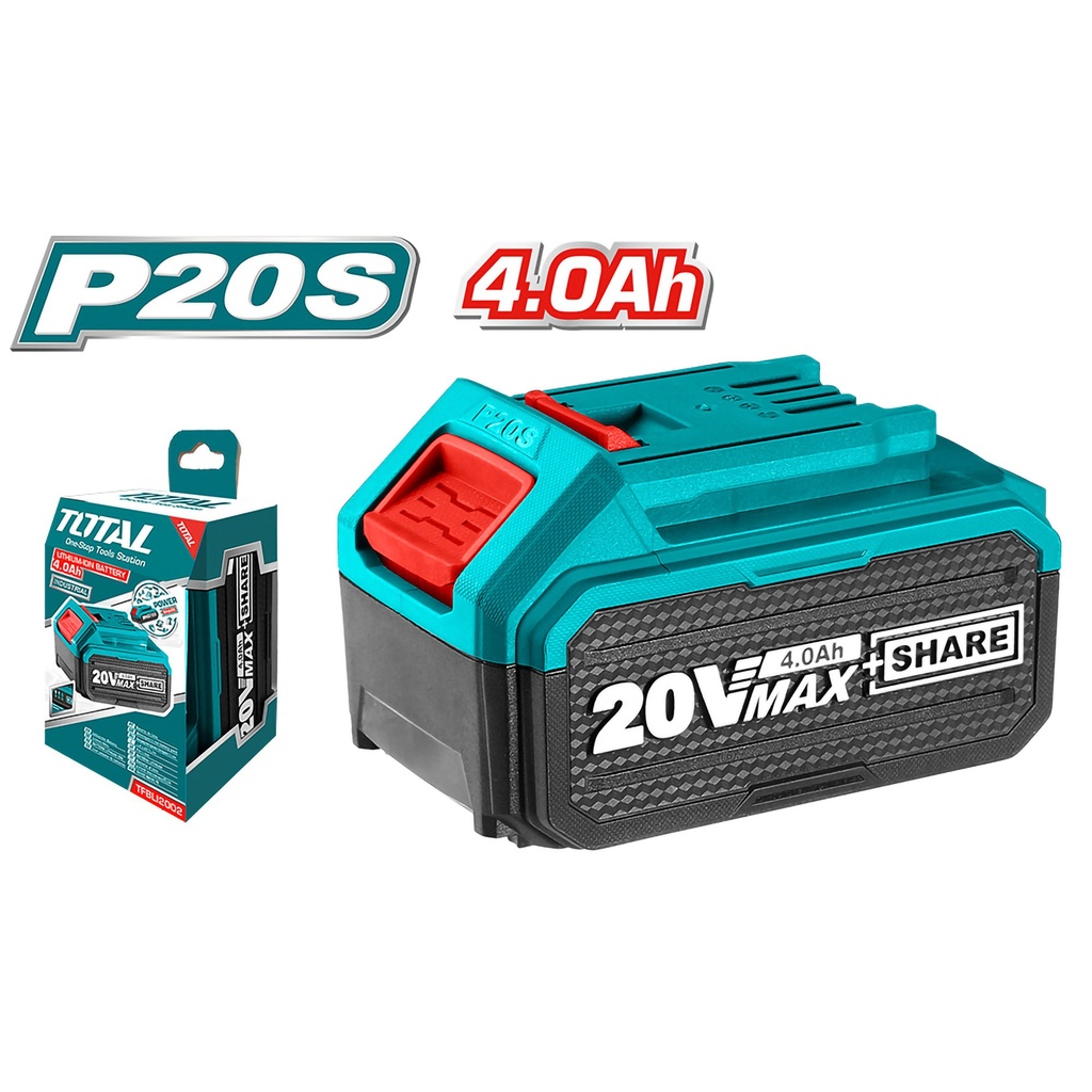 BATERIA 20V 40AH INDUSTRIAL ION LITHIUM TOTAL (TFBLI2002)