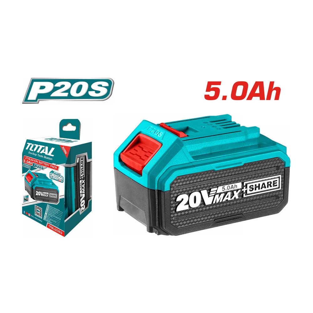 BATERIA 20V 5,0AH INDUSTRIAL ION LITHIUM TOTAL (TFBLI2053)