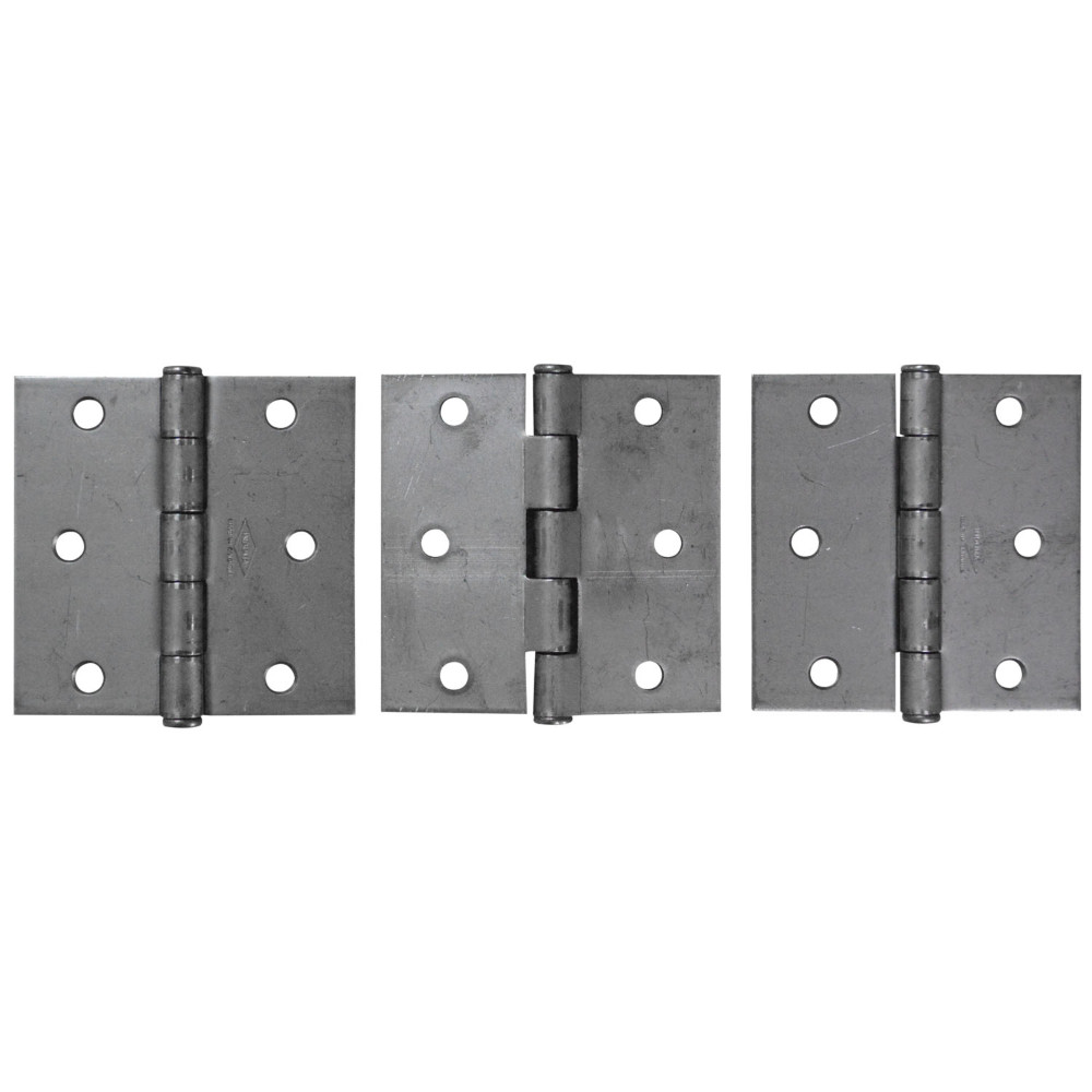 BISAGRA NUDO CABEZA PLANA HIERRO INDUMA 3 1/2 X 3 1/2 (CAL 14) PAR