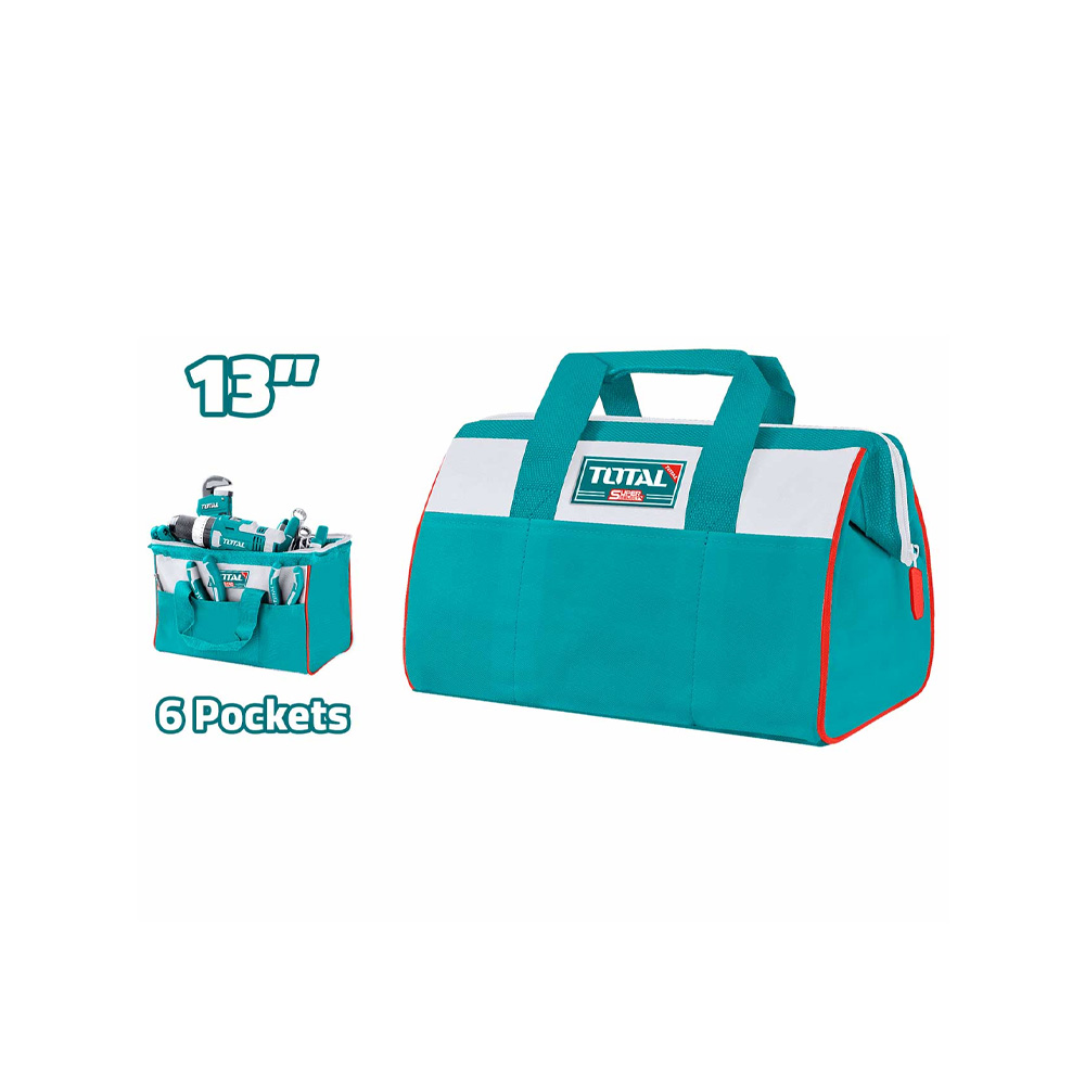 BOLSO DE HERRAMIENTAS 13 CAPACIDAD MAXIMA 12KG SUPER SELECT TOTAL (THT261325)