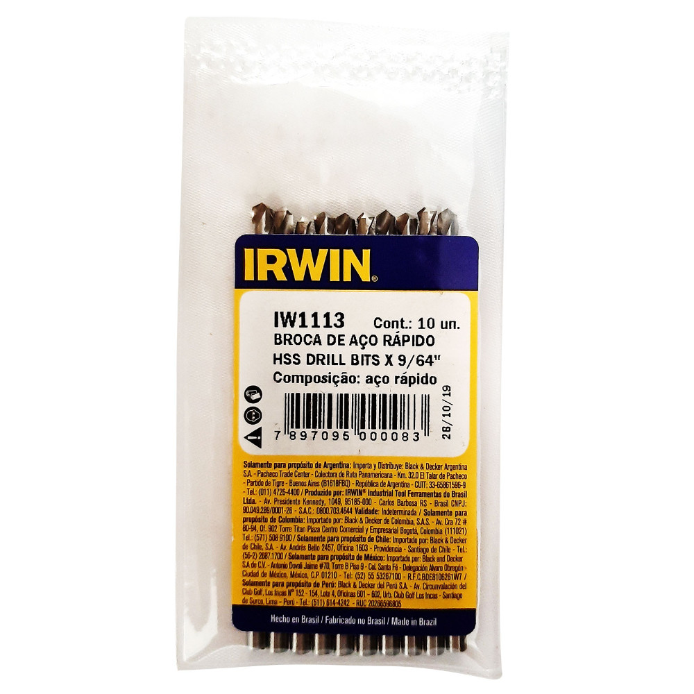 BROCA LAMINA IRWIN HSS 9/64 (IW1113)