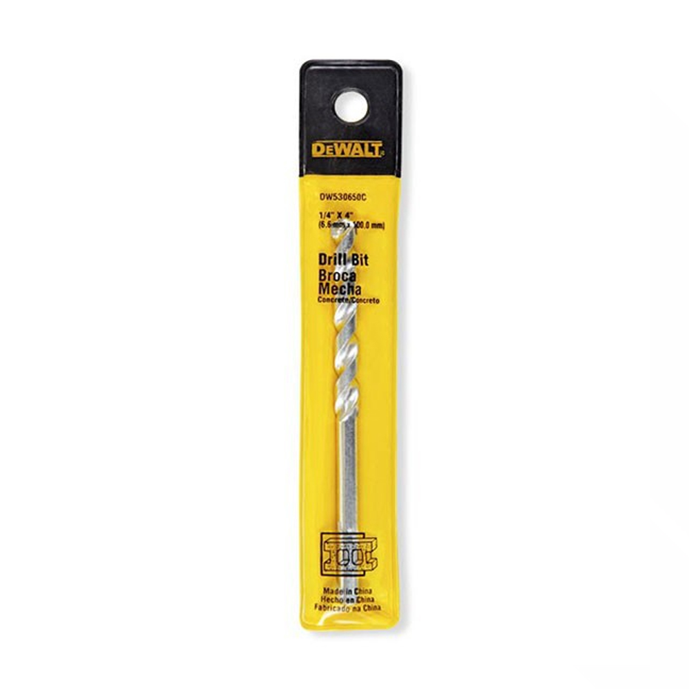 BROCA MURO DEWALT FINA 1/4X4 (DW530650C)