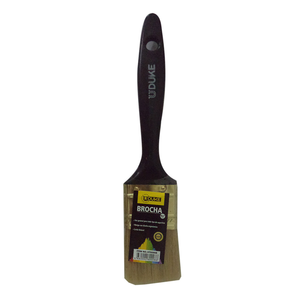 BROCHA DE 1 1/2" UDUKE M/NEGRO (HT60008)