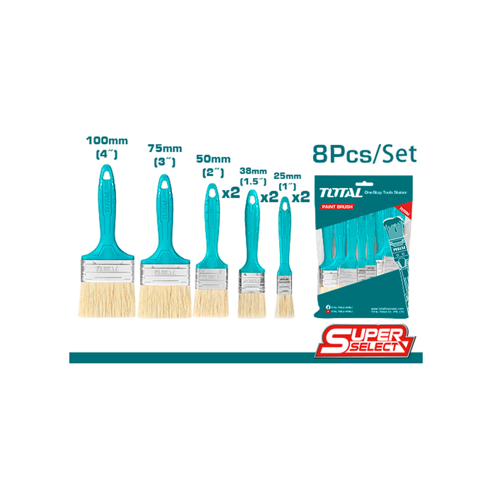 BROCHA X 8 PZS SUPER SELECT TOTAL (THT8450801)