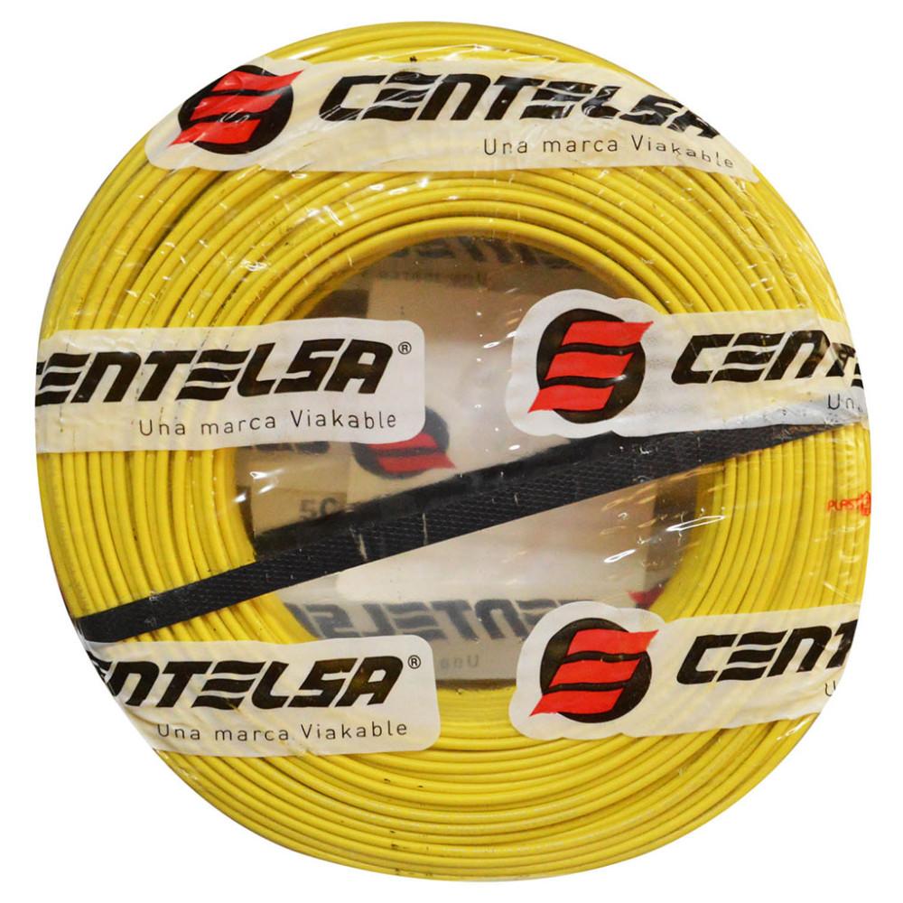 CABLE CENTELSA 7 HILOS # 12 AMARILLO