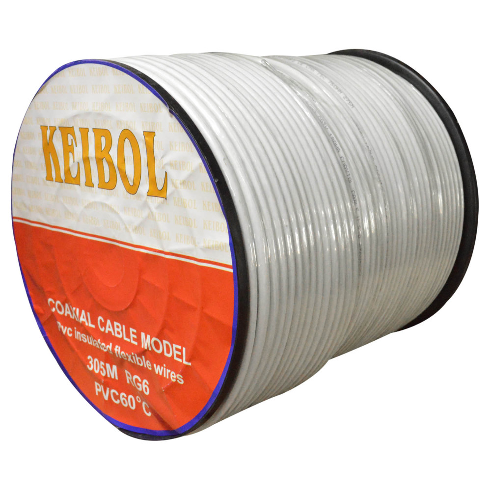 CABLE COAXIAL BLANCO KEIBOL (HT10084)