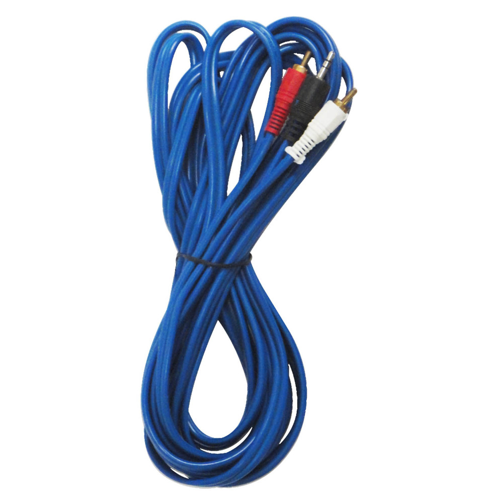 CABLE DVD 2X1 FINO  LARGO AZUL 3MTS  (HT30272)