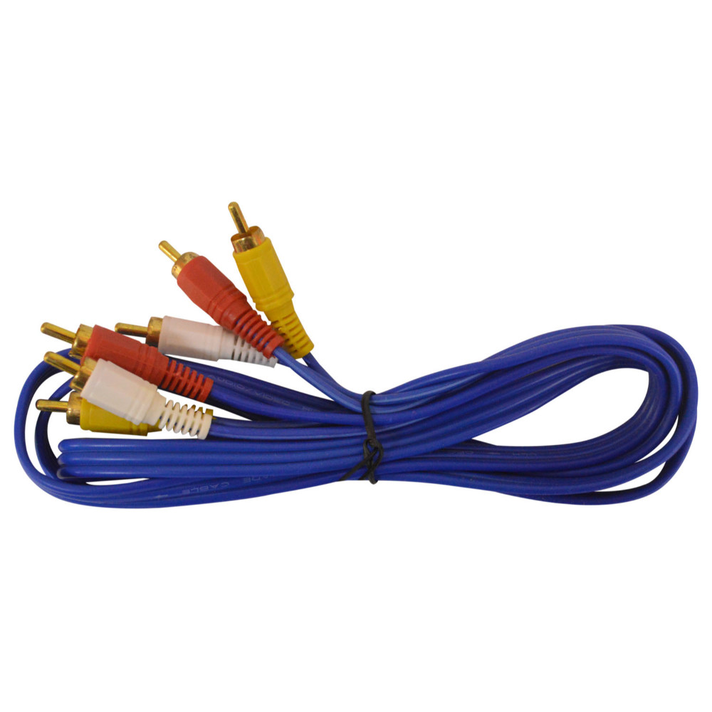 CABLE DVD 3X3  FINO AZUL 1.5 MTS (BLISTER) (HT30277)