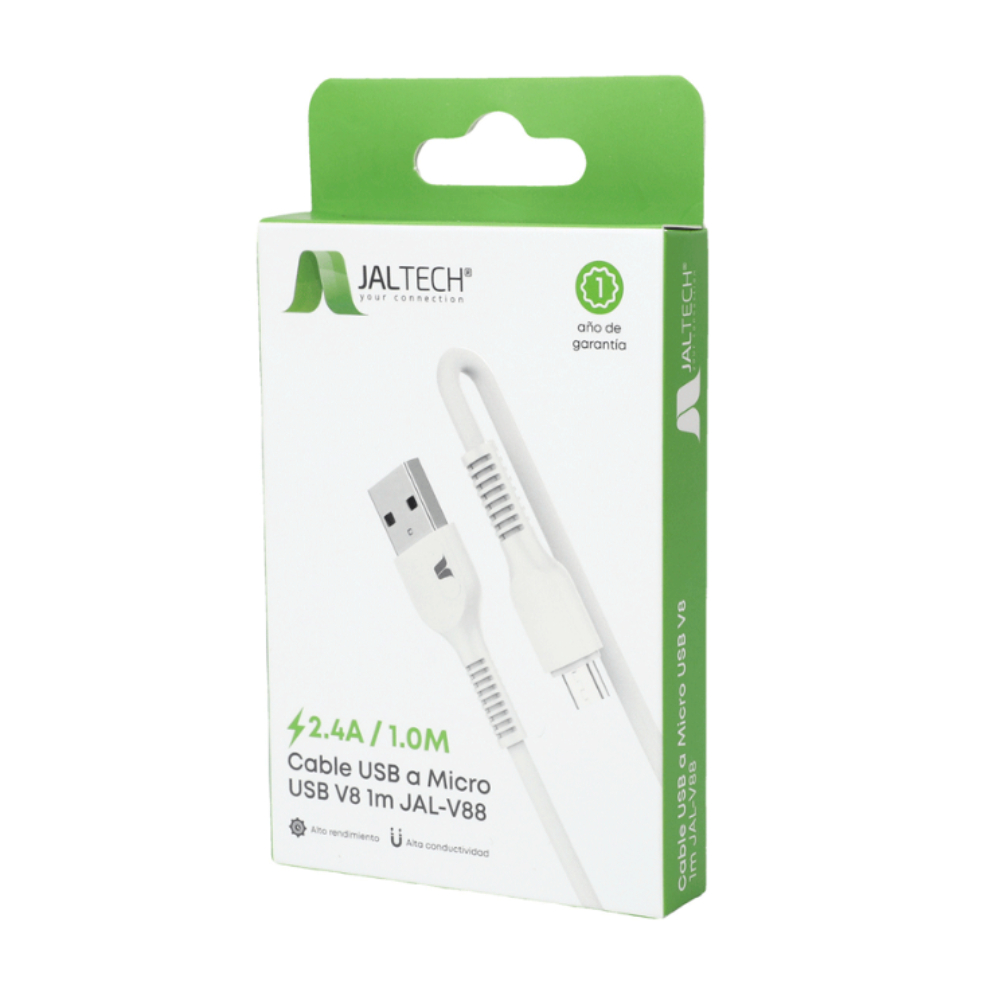 CABLE USB A MICRO USB V8 1M JALTECH (30620)