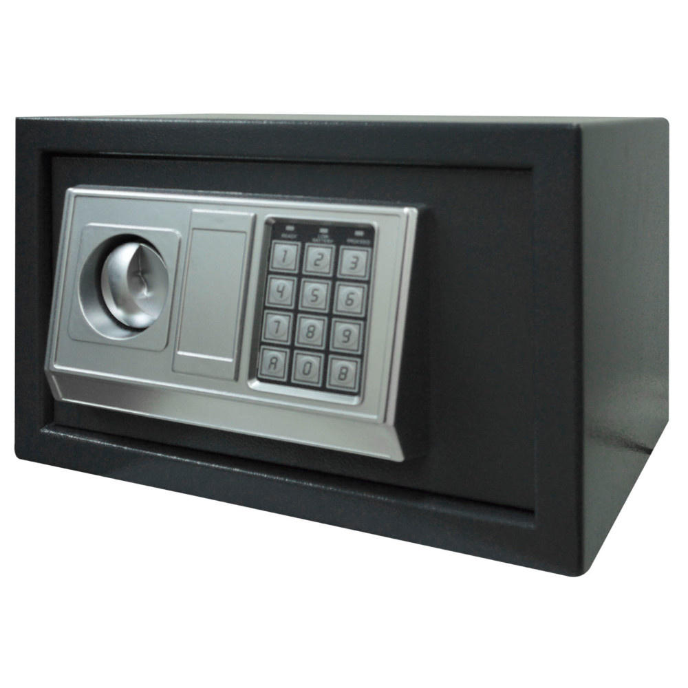 CAJA FUERTE DE SEGURIDAD CON CLAVE INTERCAMBIABLE 20EG (20X20X31) (HT90071)