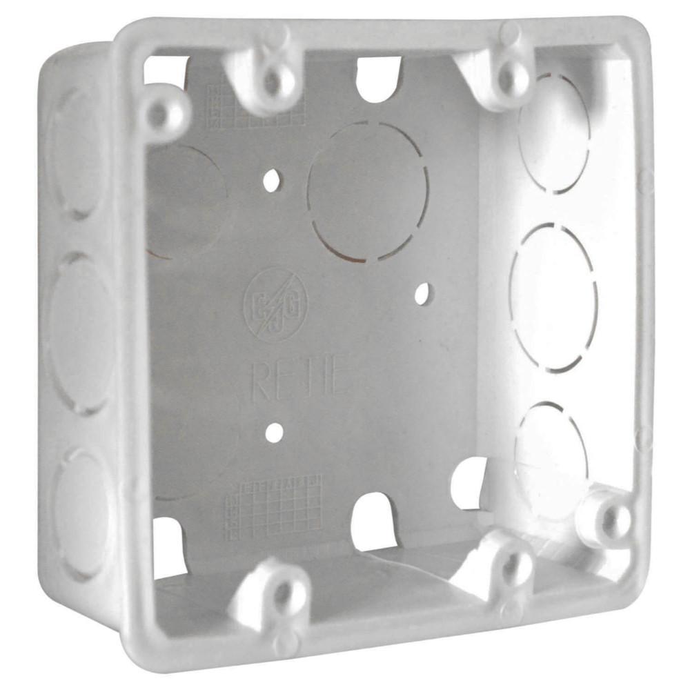 CAJA PLASTICA 4X4 BLANCA