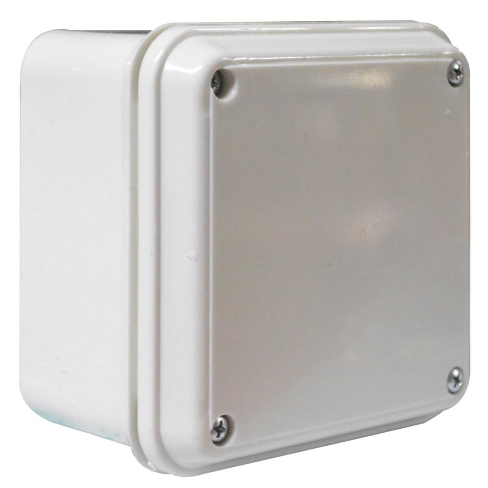CAJA PLASTICA FINA PROFUNDA CON TAPA INDUMA PARA CAMARAS (10X10X7) (CERTIFICADA)(T7501-028)