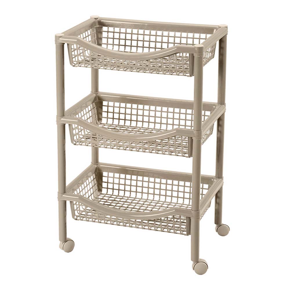CANASTA MOVIL RECTANGULAR TAUPE RIMAX