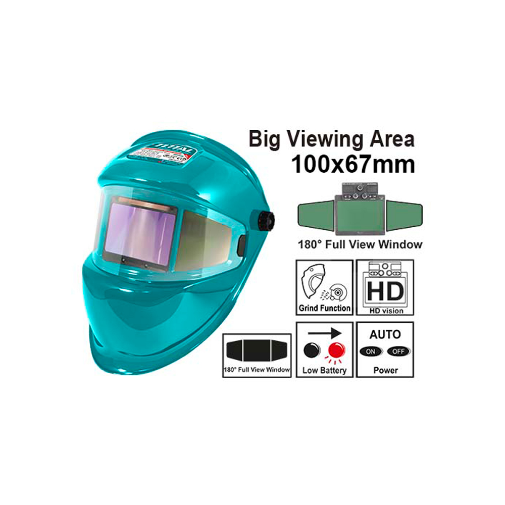 CARETA SOLDAR INTELIGENTE INDUSTRIAL DE NYLON VERDE TOTAL (TSP9103)