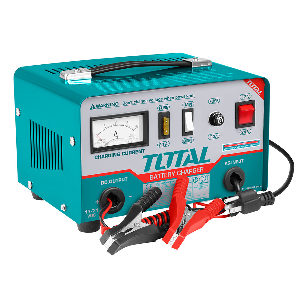 CARGADOR DE BATERIA PARA CARRO 12V-24V 8-5AMP TOTAL (UTBC1601)