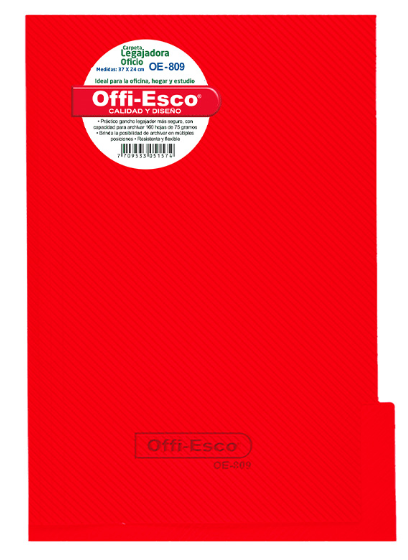 CARPETA LEGAJADORA OFICIO OFFI-ESCO (OE-809)