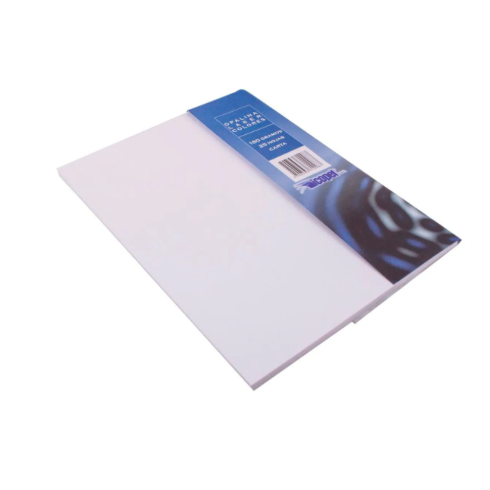 CARTULINA OPALINA BLANCA 180gr CARTA X20HJ (341O)