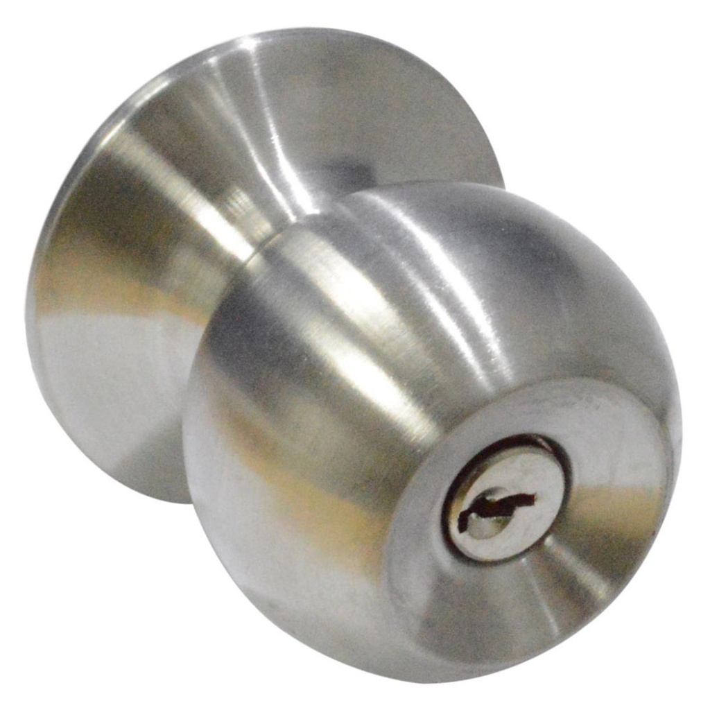 CHAPA BOLA ALCOBA P/METALICO GATO CROMO-MATE (REF-271)